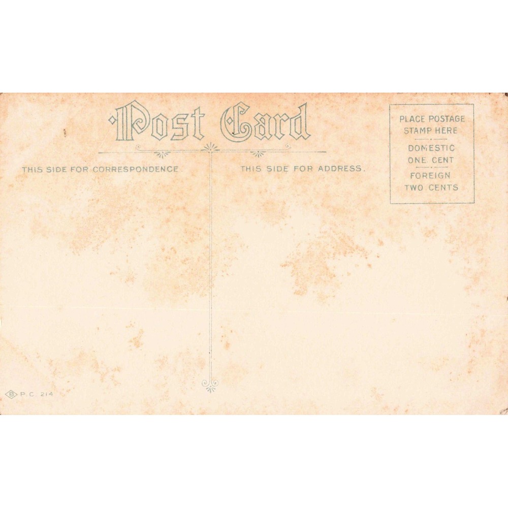 Antique Embossed Ivy Friendship Postcard True Friends Poem Divided Back VG - Picture 2 of 2